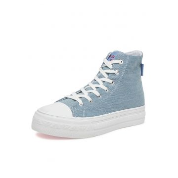 Tenisi dama  V12-907 - albastru - tesatura