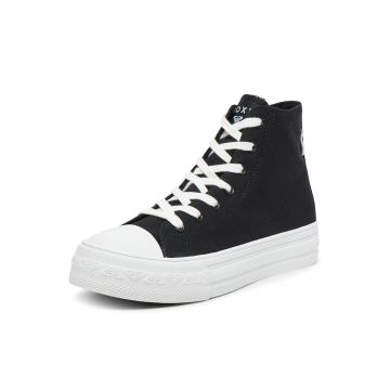 Tenisi dama  V12-907 - negru - tesatura