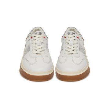 Tenisi dama -  WI34-3410-17438-01 - piele naturala - alb