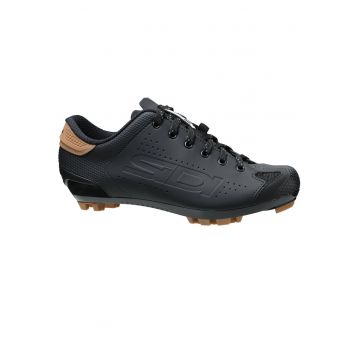 Pantofi ciclism barbati MTB  Dust Shoelace - Negru/Crem