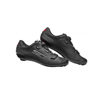 Pantofi ciclism  Sixty - negru - 44 EU - talpa ventilata din fibra de carbon - sistem de inchidere micrometric