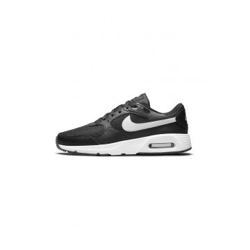 Pantofi sport Air Max cu insertii din piele - Negru