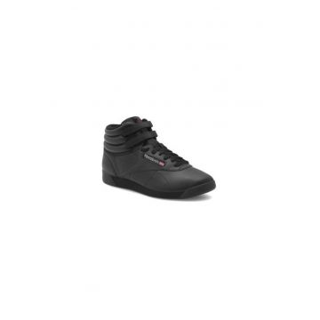 Pantofi sport dama  EO-F/S HI - negru - piele naturala - velcro