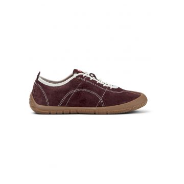 Pantofi sport de piele intoarsa Peu Path - Visiniu