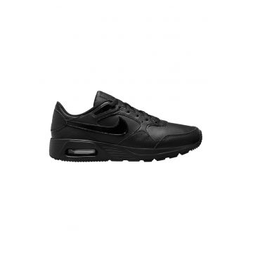 Pantofi sport de piele si piele ecologica Air Max - Negru