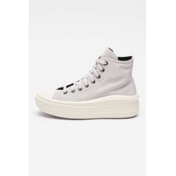 Pantofi sport din piele intoarsa cu talpa cu platforma Chuck Taylor All Star