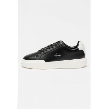 Pantofi sport low-cut de piele cu logo