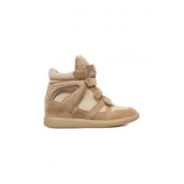 Tenisi dama  bej - piele