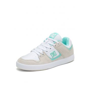 Tenisi dama -  DC01682  - piele naturala - bej/alb