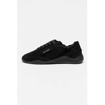 Vic Matie - Pantofi sport din piele intoarsa cu logo Sense - Negru
