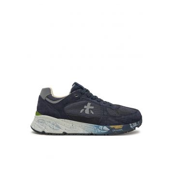 Pantofi sport barbati -  Dk Blue - piele naturala - alergare