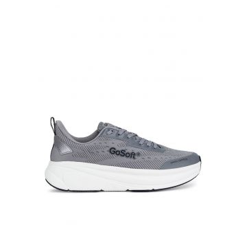 Pantofi sport barbati  gri - tesatura