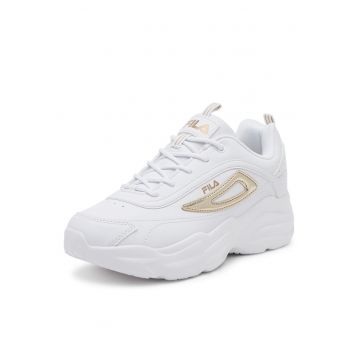 Pantofi sport dama -  alb/auriu -