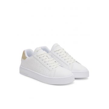 Pantofi sport dama  alb - piele ecologica