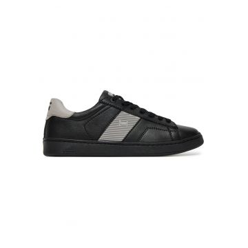 Tenisi barbati -  BRADLEY-01 MI08 - piele naturala - negru