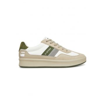 Tenisi barbati -  CARTER-01-WE - alb - piele naturala