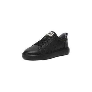 Tenisi barbati G-Star Raw - model EO-LONDON-04 MI08 - piele naturala - negru - cu sireturi