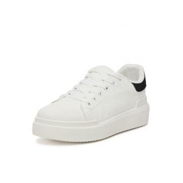 Tenisi dama -  6100 - alb/negru