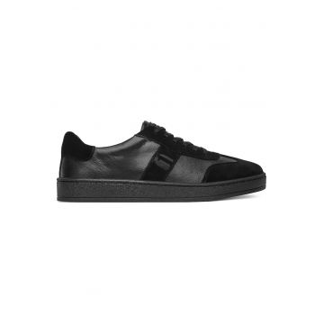 Tenisi dama -  WI16-NSTAR-01 - piele naturala - negru
