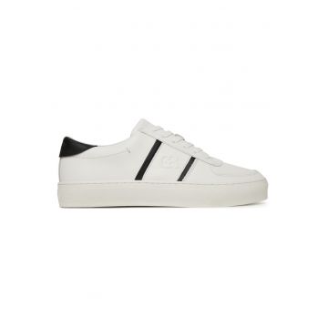 Pantofi barbatesti -  ENZO-01 - piele naturala - alb -