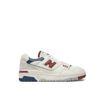 Pantofi sport barbati -  BB550ESG - piele naturala - alb