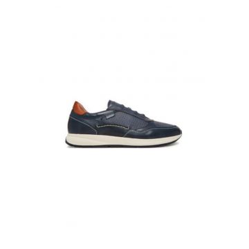 Pantofi sport barbati - M2B-6284C1 -  Piele naturala - Bleumarin