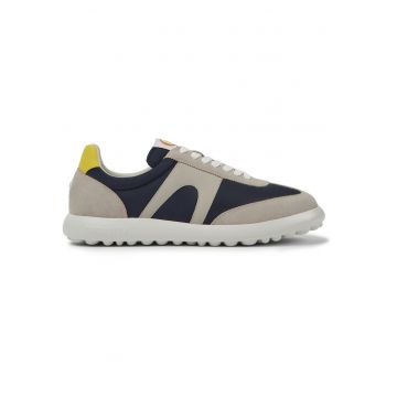 Pantofi sport cu garnituri din piele Pelotas XLF 8593 - Albastru ultramarin/Grej