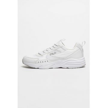 Pantofi sport de piele ecologica si plasa Vittori - Alb