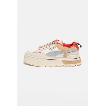 Pantofi sport flatform Mayze Stack Retro Grade - Bej deschis