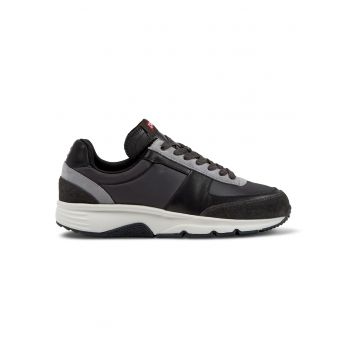 Pantofi sport low-cut de piele ecologica Drift - Negru/Gri