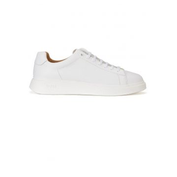 Pantofi sport low-cut din piele - Alb