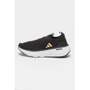 Pantofi sport slip-on de material textil Cloudfoam Go Sock - Alb/Negru