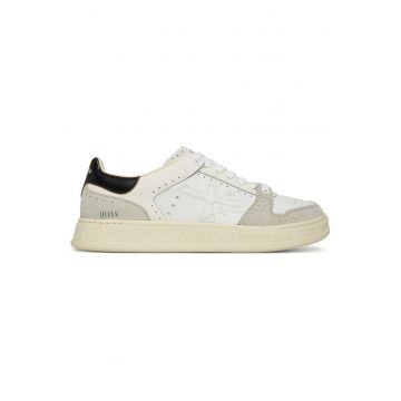 Tenisi barbati -  QUINN VAR 6003 - piele naturala - alb