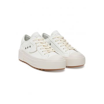 Tenisi dama  West_Blanc A009710 - piele naturala - alb