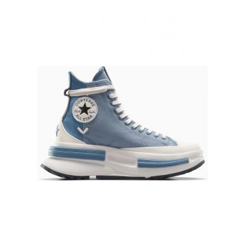 Tenisi  Run Star Legacy CX cu platforma si sireturi artizanale - Albastru