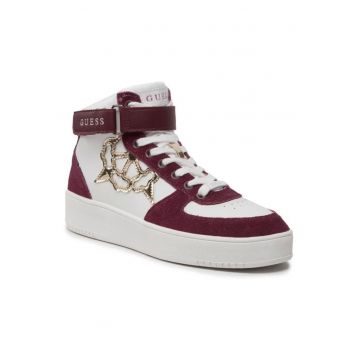 Pantofi  pentru femei - piele albă - Alb