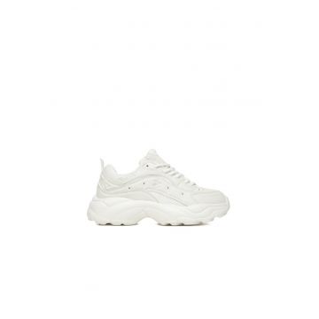 Pantofi sport dama -  textil - alb