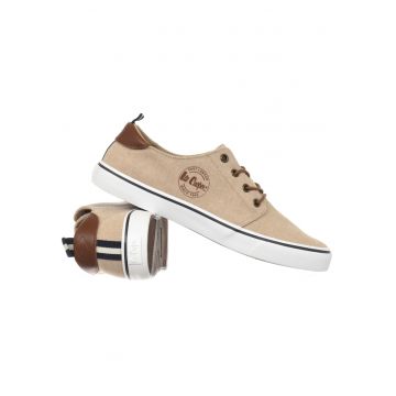 Tenisi barbati -  LCW-25-02-3243M - bej - material sintetic si textil