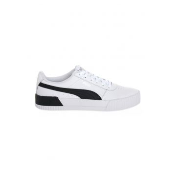 Pantofi sport dama  Carina L - sintetic - alb/negru