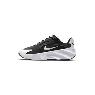 Pantofi sport din material textil Aura Edge cu insertii din piele ecologica - Negru