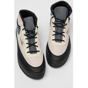 Pantofi sport in doua nuante Club C Geo - Negru/Albastru prafuit/Crem