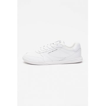 Pantofi sport low-cut de piele - Alb optic