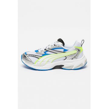 Pantofi sport low cut Morphic - Alb/Albastru/Argintiu
