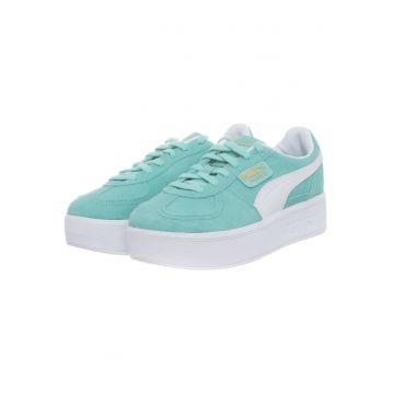 Tenisi dama -  Palermo Elevata - textil/piele naturala - turcoaz