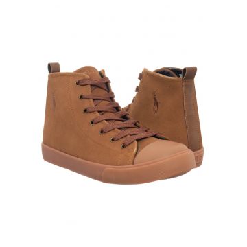 Tenisi dama -  piele naturala/sintetic/textil - maro