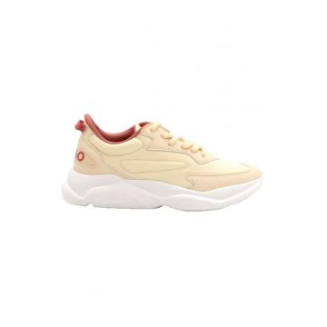 Pantofi sport barbati -  galben deschis - poliester -