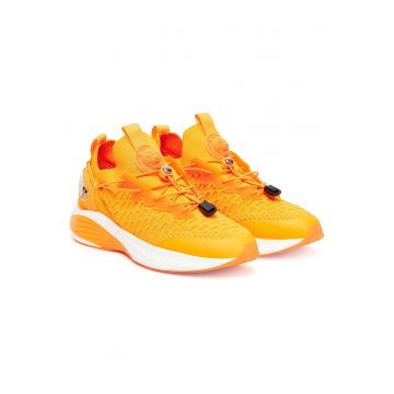 Pantofi sport barbati  portocaliu - textil - pentru alergare