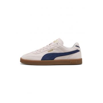 Pantofi sport Club II Era de piele intoarsa cu detaliu contrastant - Roz pal/Bleumarin