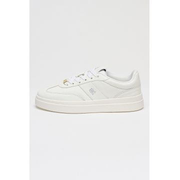 Pantofi sport de piele - Alb optic