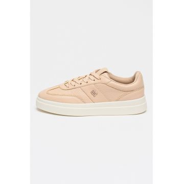 Pantofi sport de piele - Roz pastel